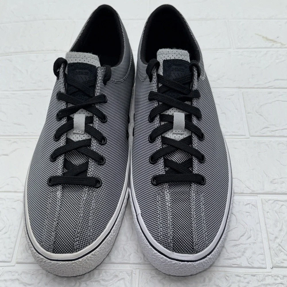 Dead Stock 2012 Men Sz 11 Women  Sz 12.5 K-SWISS Clean Laguna T VNZ  Storm/Black
